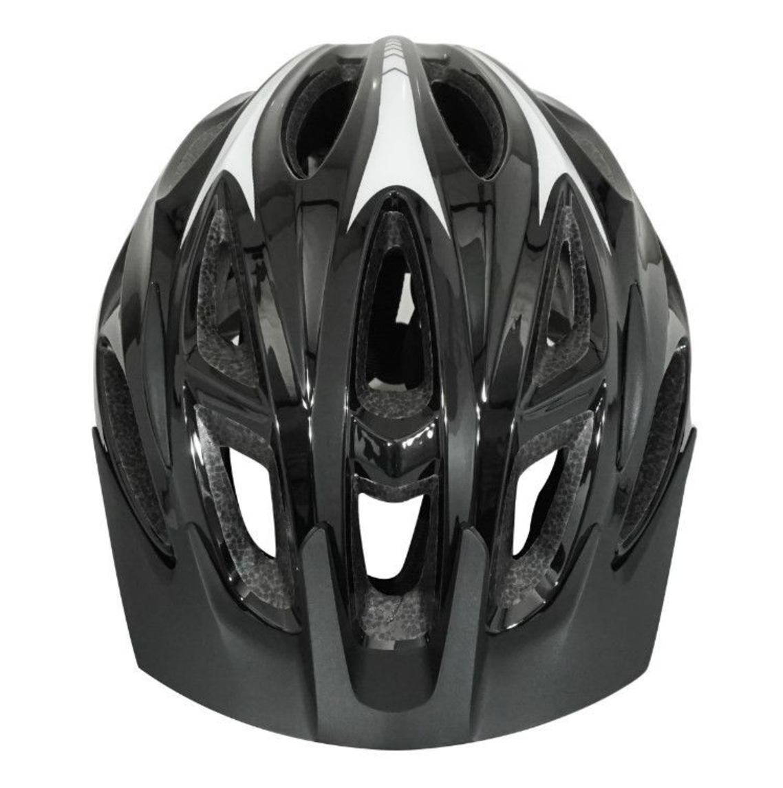 CASQUE VELO ADULTE GES VTT/GRAVEL REVO NOIR IN-MOLD TAILLE 54-58 AVEC VISIERE ET FIT-SYSTEM