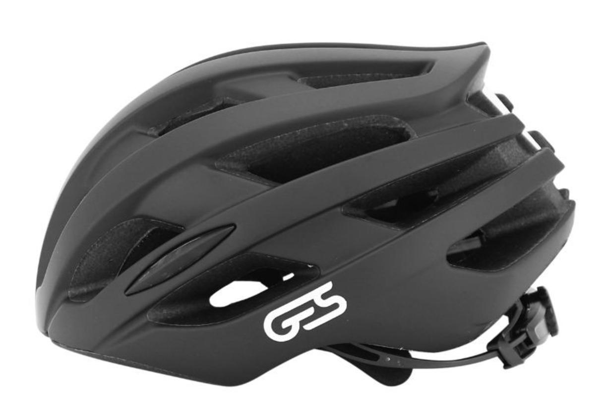 CASQUE VELO ADULTE GES ICON-12 ROUTE NOIR IN-MOLD TAILLE 58-62 FIT-SYSTEM