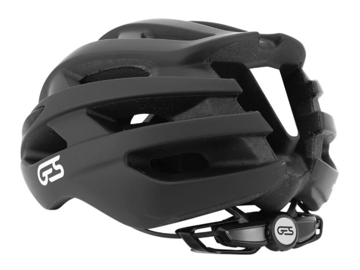 CASQUE VELO ADULTE GES ICON-12 ROUTE NOIR IN-MOLD TAILLE 58-62 FIT-SYSTEM