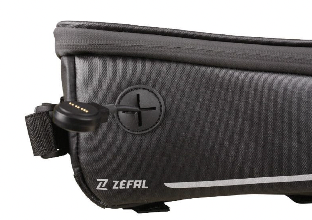 SACOCHE DE CADRE VELO ZEFAL Z CONSOLE T2 1,3L NOIR AVEC SUPPORT SMARTPHONE ETANCHE FIXATION VELCRO